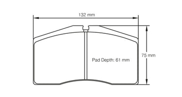 Pagid Racing Brake Pads No. 1842 - Discovery Parts
